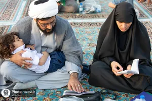 قرائت دعای عرفه در حرم مطهر رضوی-2