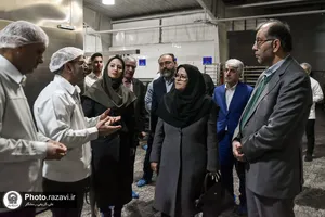 بازدید رئیس سازمان ملی استاندارد از شرکت صنایع غذایی رضوی