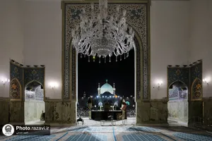 مراسم شب زیارتی امام رضا(علیه&zwnj;السلام) در حرم مطهر رضوی
