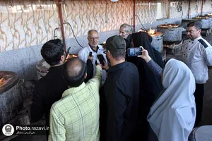 بازدید خبرنگاران از مواکب آستان قدس رضوی