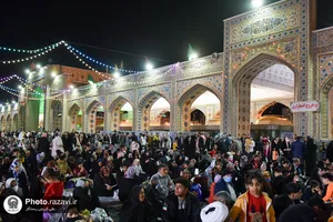 مراسم تحویل سال 1402 در حرم مطهر رضوی - 1