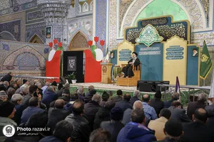 تشرف کاروان زائران آذربایجان شرقی به حرم مطهر رضوی