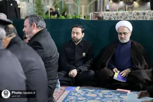 مراسم احیاء شب بیست و یکم ماه رمضان در حرم مطهر رضوی - 1