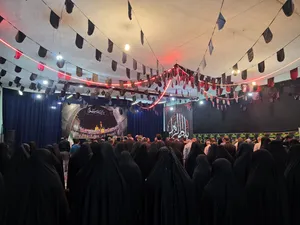 برگزاری مراسم عزاداری دهه اول محرم در حسینیه اعظم هلال رضوی ارومیه/ گزارش تصویری
