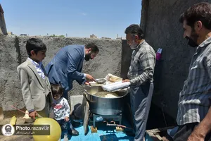خانه به خانه پای سفره امام