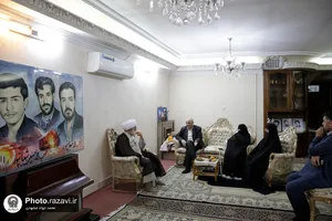 دیدار تولیت آستان قدس رضوی با خانواده معظم شهدا