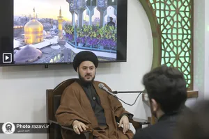 مراسم سال نو میلادی شیعیان خارجی در حرم مطهر رضوی