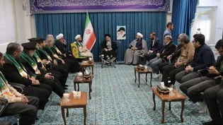 دیدار کاروان «زیر سایه خورشید» با نماینده ولی فقیه در آذربایجان غربی و تجدید پیمان با شهدا در باغ رضوان ارومیه/ گزارش تصویری