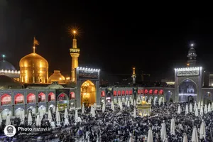 حال و هوای حرم مطهر رضوی در شب شهادت امام رضا علیه&zwnj;السلام