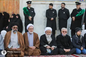 آیین خطبه هشتمین سالگرد ارتحال آیت الله واعظ طبسی در حرم مطهر رضوی