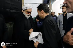 مراسم عزاداری روز شهادت امام صادق(علیه&zwnj;السلام) در حرم مطهر رضوی