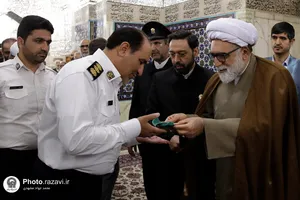 آئین غبارروبی ضریح مطهر امام رضا(ع) برگزار شد