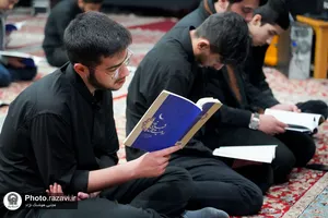 مراسم احیا شب نوزدهم ماه رمضان در دبیرستان امام رضا علیه&zwnj;السلام