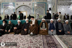 مراسم گرامیداشت حماسه ٩ دی در حرم مطهر رضوی