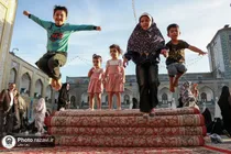 سه، دو، یک... پریدن از فرش‌های بابا رضا