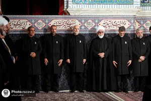 آیین خطبه&zwnj;خوانی شب شهادت امام رضا علیه&zwnj;السلام در حرم مطهر رضوی