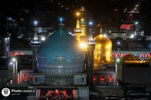 آئین خطبه&zwnj;خوانی شب عاشورا در حرم مطهر رضوی-2