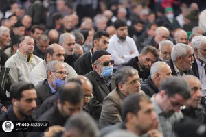 عزاداری شب شهادت حضرت زهرا سلام الله علیها در حرم مطهر رضوی