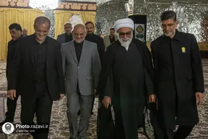 دیدار رئیس جمهور با تولیت آستان قدس رضوی