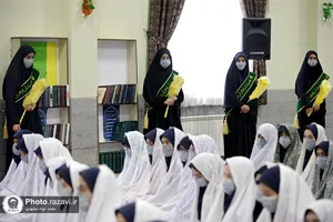 حضور تولیت آستان قدس رضوی در جمع دانش آموزان دبیرستان دخترانه امام رضا(علیه&zwnj;السلام)