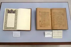نمایش «وصیت‌نامه امام خمینی(ره)» و «قرآن راوندی» در موزه قرآن و نفایس حرم رضوی