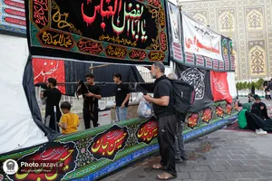 مواکب خدمت رسان به زائران بارگاه منور رضوی-2