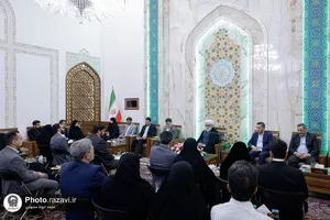 دیدار کارکنان نمونه با تولیت آستان قدس رضوی