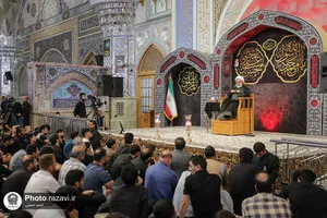 عزاداری دهه آخر صفر در رواق امام خمینی حرم مطهر رضوی