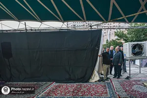 بازدید مدیرعامل بنیاد کرامت رضوی از مواکب اطراف حرم امام رضا علیه&zwnj;السلام 