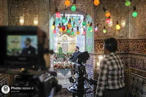حضور قائم مقام تولیت آستان قدس رضوی در برنامه تلویزیونی مخاطب خاص