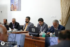 نشست صمیمی قائم مقام تولیت آستان قدس رضوی و شهردار مشهد