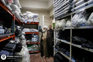 بازدید تولیت آستان قدس رضوی از اداره روشنایی حرم مطهر