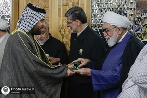 دیدار تولیت آستان قدس رضوی با شیوخ عشایر عراق