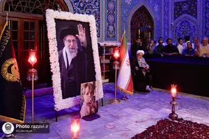 تشرف حجت&zwnj;الاسلام حسین انصاريان به حرم مطهر رضوی