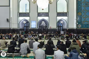 جلسه سنتی قرآن کریم در مسجد گوهرشاد