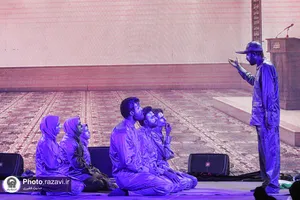 نمایش آیینی &laquo;قائد&raquo;