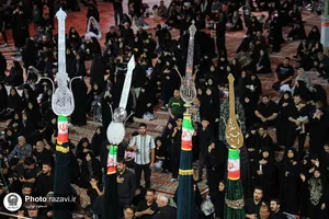 عزاداری سنتی شب پنجم محرم در &laquo;حسینیه حرم&raquo;