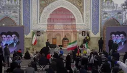ویژه‌برنامه «دعای نصر» در حرم مطهر رضوی برگزار شد