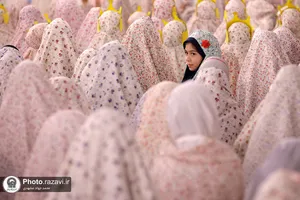 جشن تکلیف دوهزار نفری دختران مشهدی-1