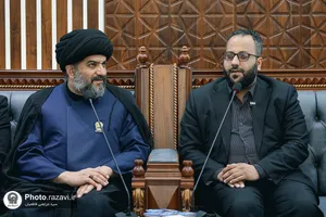 تشرف کاروان سفیران امام رئوف علیه&zwnj;السلام به حرم امامین عسکریین علیهماالسلام 