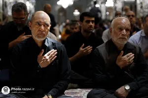 مراسم شهادت امام باقر علیه السلام در رواق امام خمینی(ره) حرم مطهر رضوی