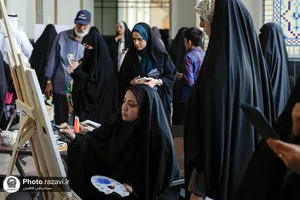 نمایشگاه خطاطی و نقاشی نوجوانان غیرایرانی