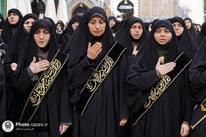 عزاداری هیئت عالم آل محمد علیه&zwnj;السلام در تاسوعای حسینی