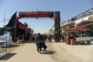 خدمت رسانی به زائران اربعین حسینی