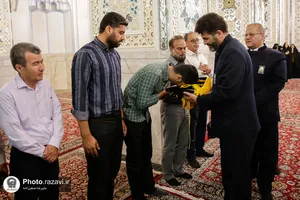 تشرف تیم کوهنوردی استان خراسان رضوی به حرم امام رضا علیه&zwnj;السلام