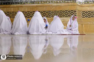 جشن تکلیف دوهزار نفری دختران مشهدی-1