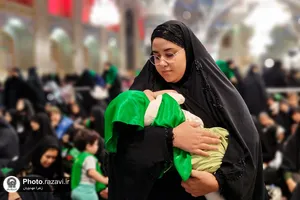 همایش "شیرخوارگان حسینی" در حرم مطهر رضوی-2