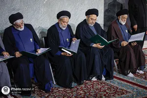 آئین بزرگداشت رهبر شهید انقلاب اسلامی در حرم مطهر رضوی