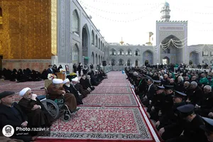 بزرگداشت آیت الله واعظ طبسی در حرم مطهر رضوی