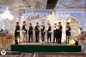 جشن تکلیف دختران تازه مکلف شده در حرم مطهر رضوی